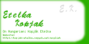 etelka kopjak business card